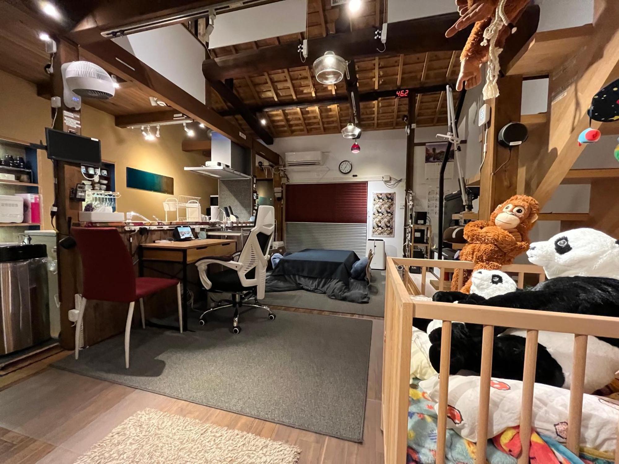 Nishijin No Sato 西陣之郷 -100 Yrs Smart & Sustainable Ai Arthouse With 10Gbps Wifi - Villa Kyoto Værelse billede